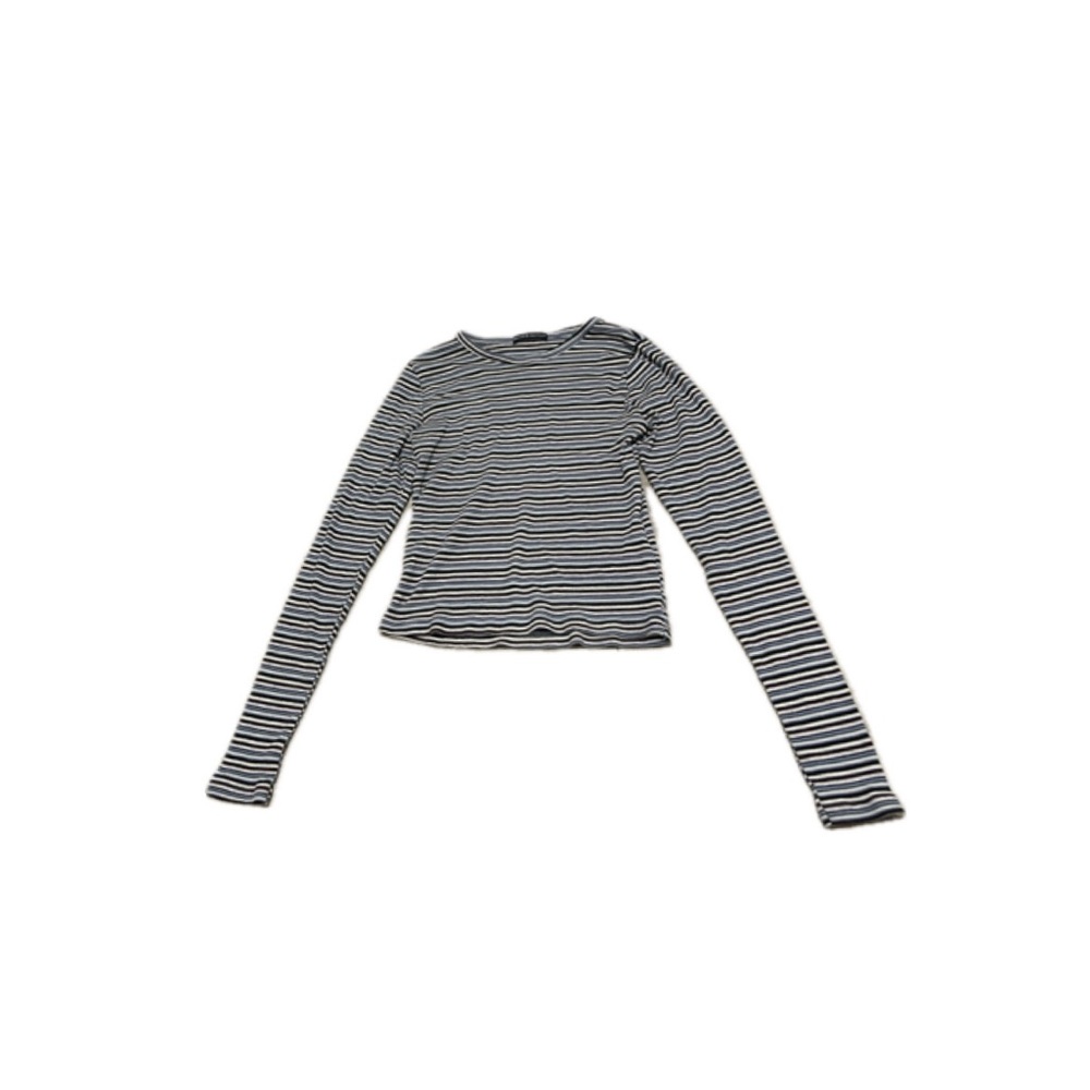 brandy melville stripped long sleeve shirt